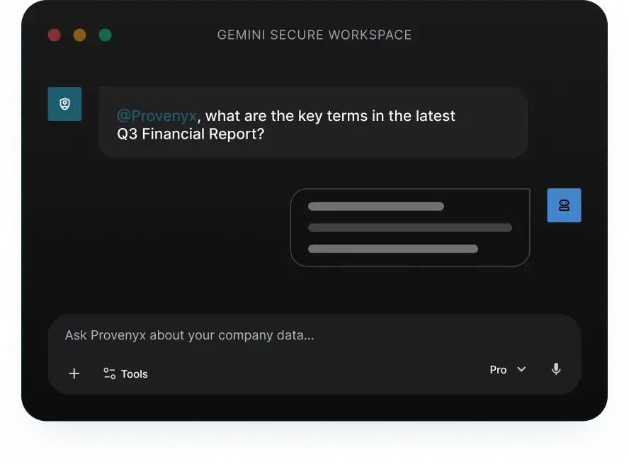 Gemini workspace preview